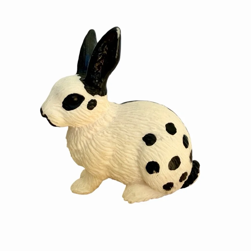 Vintage Schleich Rabbit Figurine Lot of 3  Retired Bunny Toys 13121 14246 14415